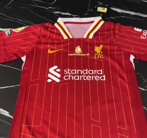 Liverpool 24/25 Premier League Champions Jersey