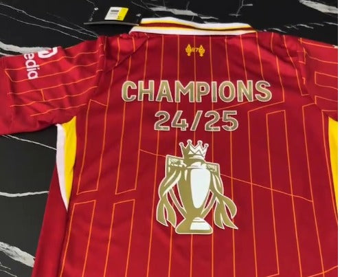 Liverpool 24/25 Premier League Champions Jersey